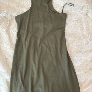 Banana Republic Factory Khaki Midi Dress